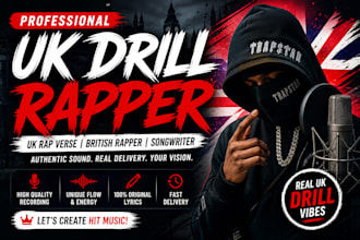 do uk drill rap, british rapper, rap songwriting