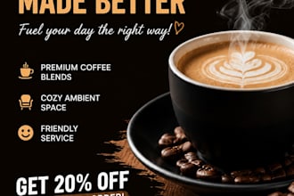 design professional business advertisement posters and social media ads