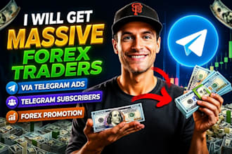 get masive forex trader run telegram ads get telegram subscriber forex promotion