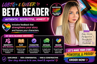 beta read your queer story, sensitivity beta reader