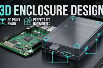 design 3d printable enclosure for your pcb and electronics
