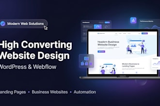 design a high converting single page wordpress landing page