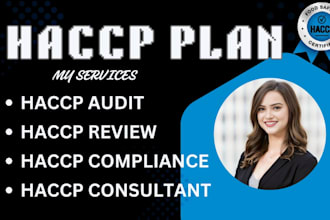 do haccp audit, review, compliance as an expert consultant