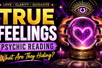 do an accurate psychic love reading and reveal their true feelings