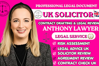 review your UK contract and identify legal risks
