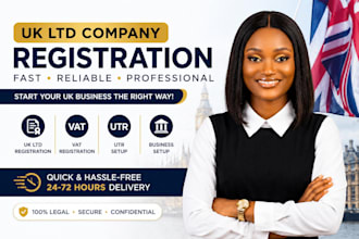 register your UK ltd company with vat, utr and business setup