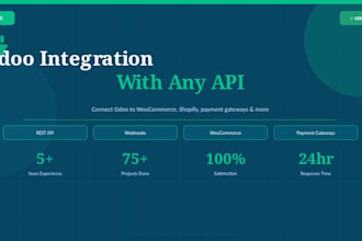 integrate odoo with any third party app, API or website