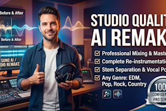 produce remake your suno ai song to studio quality music