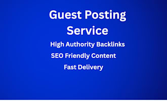 do guest posting on high authority websites