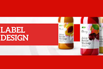 design professional product label and packaging for your brand