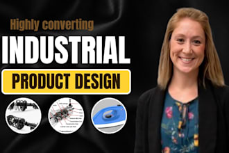 do industrial product design, 3d cad model and rendering, 3d cad product design