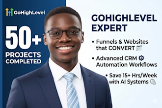 build gohighlevel website, ghl funnel crm automation, ghl workflow automation