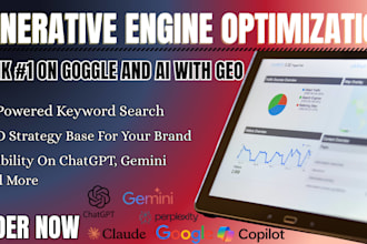 provide monthly ai SEO optimization GEO for chatgpt and google rankings