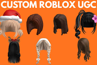 create roblox ugc realistic anime hair fluffy messy wolfcut styles