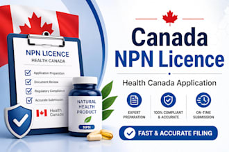 prepare and submit your canada npn natural health product licence application