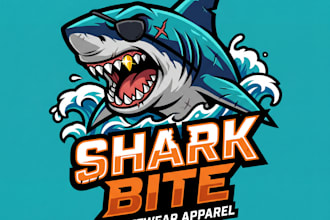 design an aggressive mascot logo