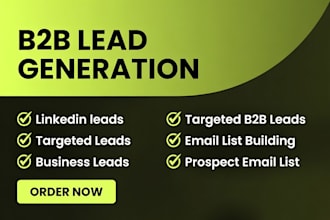 b2b lead generation find email address, linkedin prospect list