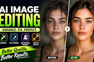 fix and enhance ai images, photos and improve image quality professionally