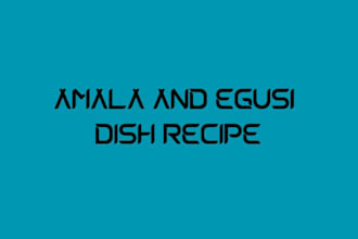 create authentic african recipes like egusi soup, jollof