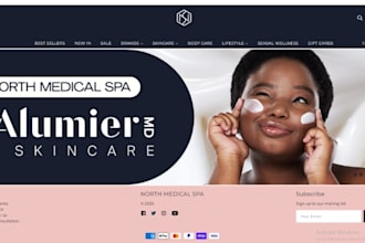 medical spa website, healthcare website, med spa website medspa booking system