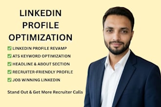 optimize, rewrite and revamp your linkedin profile for jobs