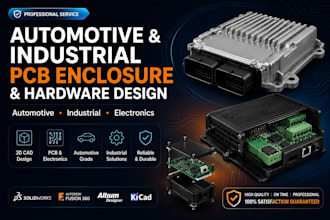 design automative and industrial pcb enclosure and   electronic hardware