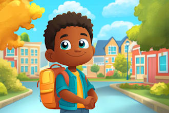 children book illustration, children book