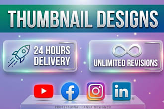 design premium youtube thumbnails using canva