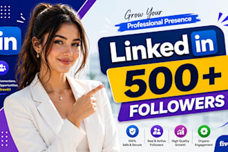 bring in instant 1000 followers on linkedin company page