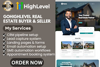 gohighlevel real estate buyer and seller funnel with SMS automation