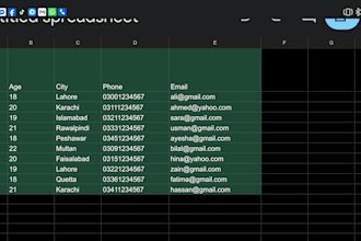 do fast and accurate work in excel or google sheets