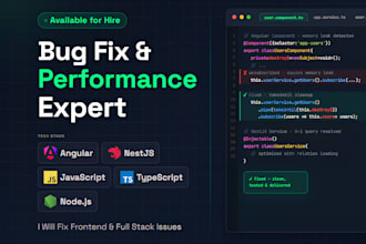 fix angular, nestjs, javascript bugs and performance issues