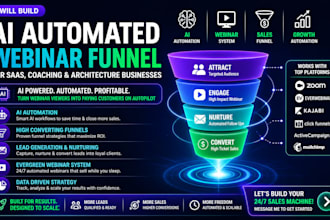 build ai automated webinar funnel for saas coaching and architecture businesses