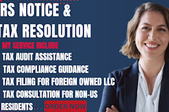 do irs tax audit  fix irs tax issues and back taxes for foreign owned llc