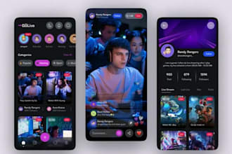 develop a dating app and a modern social media app, chat app