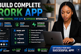 build complete rork app with backend user auth and supabase integration