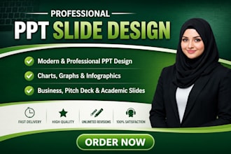 design professional PPT and pitch deck