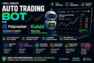 create auto trading bot for polymarket and kalshi