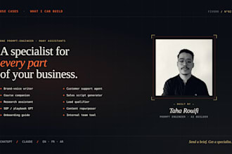 create a custom gpt or claude project tailored to your business