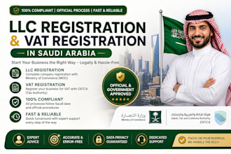 do llc registration and vat registration in saudi arabia
