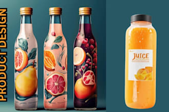 design beverage bottle packaging for your brand