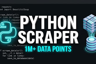 build a custom python web scraper