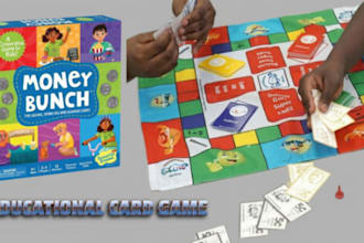design educational card games for kids learning and fun gameplay