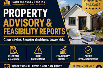provide expert property, planning and construction advice as a building surveyor