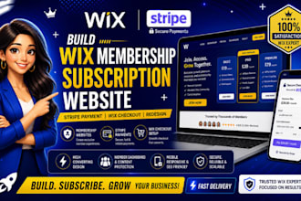 build wix membership subscription website stripe payment wix checkout redesign