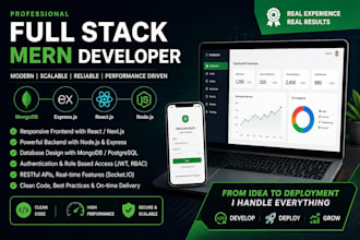 build full stack mern web app with node, express nextjs