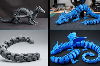 model cute 3d character mascot toy action figure fidget toy 3d animal 3d print