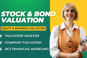 do stock bond company and startup valuation using dcf analysis