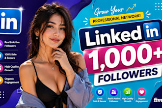 bring in instant 1000 followers on linkedin company page