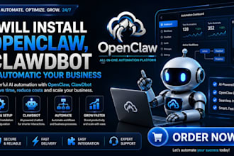 install openclaw, clawdbot and automatic your business